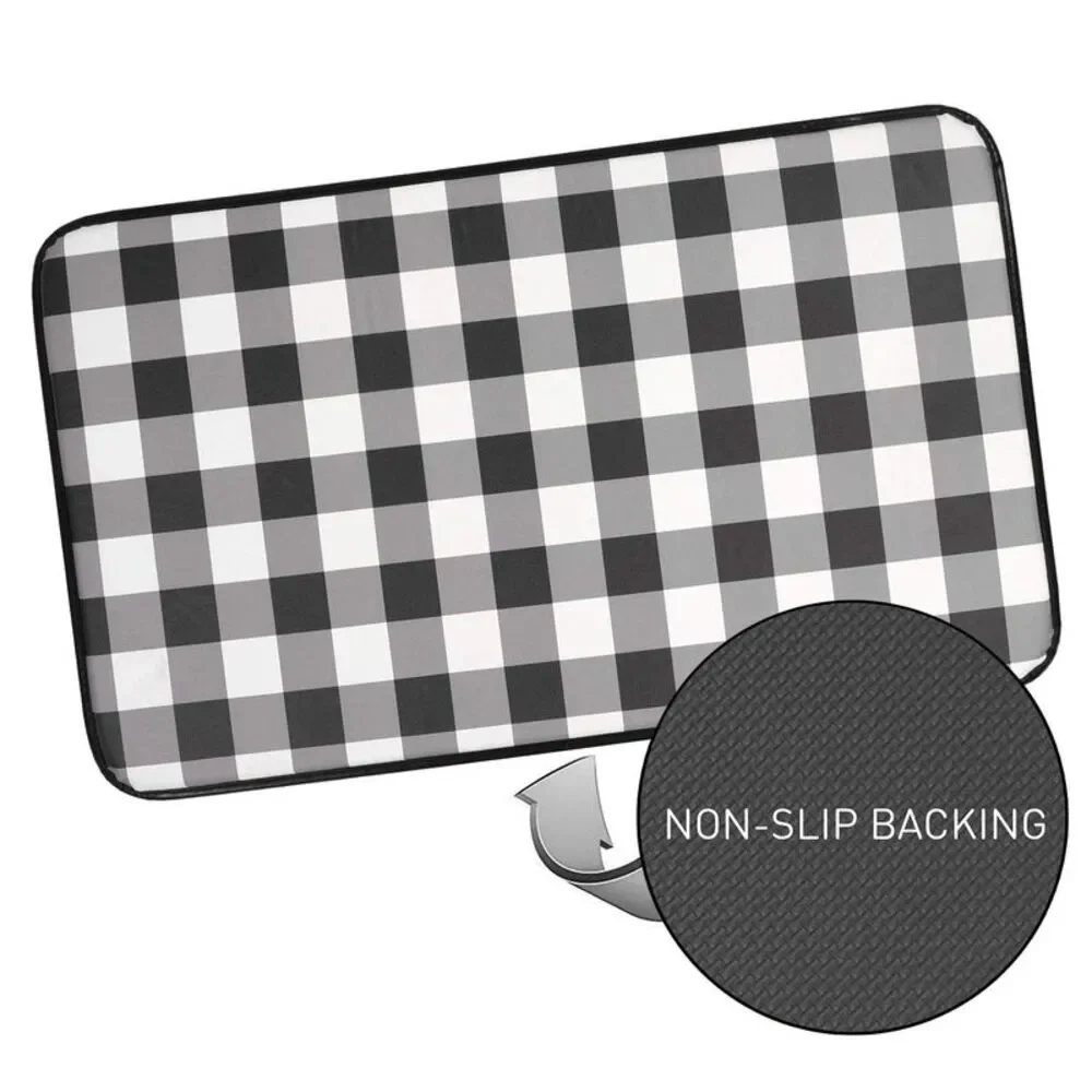 Woven Trends Farmhouse Curtains Kitchen Décor, Buffalo Plaid Valance, Classic